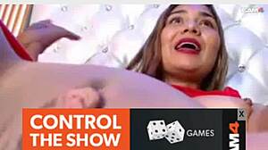 Slick housewife rams big black dildo deep in hairy juicy pussy for creamy orgasm.