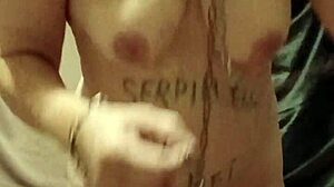 french housewife bound and chained for humiliating bdsm doggystyle