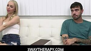 whoa 😍 busty doc shay helps stepsis & bro bond super close in wild regression therapy!! deepthroat action 🚀