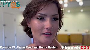 Sports Agent Ahanu Reed Blowjobs Big Black Cock Cowgirl Rides to Extreme Creampie