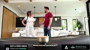 Busty Jennifer White's Oiled Nuru Cock Massage Ends in Facial Cumshot Frenzy?