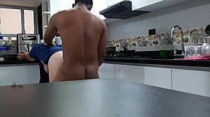 i convinced the kitchen employee for some naughty fun part 2 it was intense