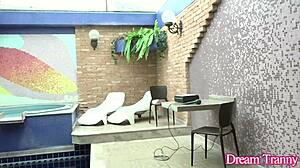 i can't stop as sexy black shemale adrielhy bronze wrecks my ass bareback