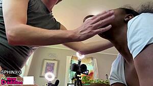 BIG ASS EBONY MILF DEJA BABE WORSHIPS MONSTER BLACK COCK DEEPTHROAT FACEFUCK