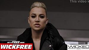 whoa, emma hix and blake blossom's big tits bounce on hard cocks together