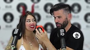 Sara Blonde's spicy Argentine ELO podcast room interview full uncut!