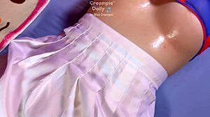 Cheerleader fucked bareback after secret condom removal