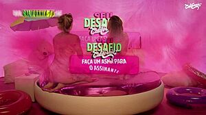 Anal queen busted scissoring her lesbian friend's tight pussy