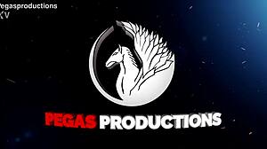 Pegas Productions Lili Cocksinhell gags on Dave March's monster cock outdoors