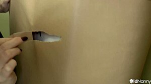 mature lacey starr tests her new curvy sex doll with lesbian licks and toys