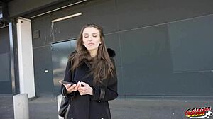 german scout fists skinny emma scarlett's ass then fucks her raw