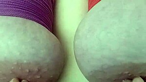 Overwhelmed By Bondage On My Big Natural Tits Nipples Leading To Explosive Orgasm