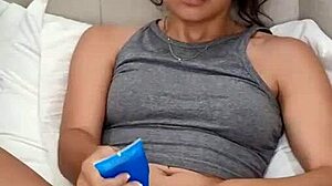 Latina Solo Pussy Masturbation With Powerful Vibrator Leads To Gushing Wet Orgasm