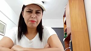 vlog shows sarah rosa riding muscular backs in sexy homemade action