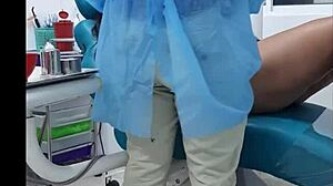 dentist shoves huge cock in my mouth after braces checkup!