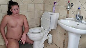 bbw slut teaches you to lick public toilet with cum countdown