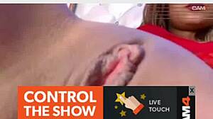 Slick housewife rams big black dildo deep in hairy juicy pussy for creamy orgasm.