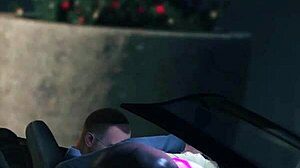 GTA 5: Caught banging hot prostitute hooker lady in car during wild sex game