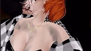red slave surrenders to mistress's garage bdsm cravings