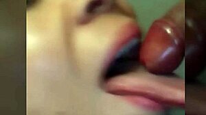 sexy tongue action devours him completely