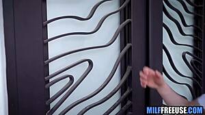 Step Mom Fucks Young Son Freely on Mother's Day Yoga Workout Session