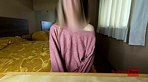 isa's peruvian latina casting interview turns accidental homemade pov mess with period fail