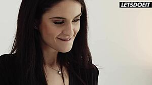 mia trejsi feels the erotic thrill dressing up for boyfriend's perfect day