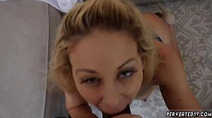 Step mom Cherie Deville alone at home gets impregnated first time by massive monster cock in taboo hardcore session