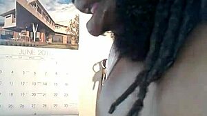 ms ann screams lovin' that 14-inch jamaican monster cock deep inside