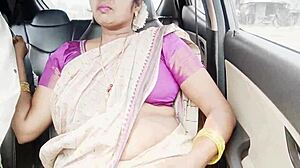 Indian aunty tells son-in-law during car drive: fuck me hard with dirty Telugu talks