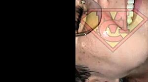 Told Quinnmarie cum on glasses... oops little splash!