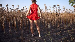 Hot Milf Teases Thong Ass