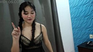 hey watch me make the bed in sexy lingerie wet vs dry try on haul feels so naughty