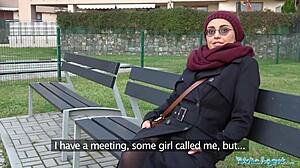 public agent pays afghan beauty cash to fuck her tight pussy with monster cock pov