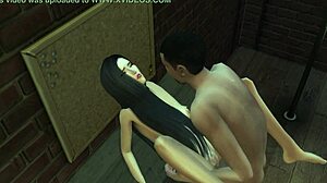 emily willis bent over fucked rough by homeless guy anal in sims shelter parody 😈🍆