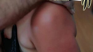 i get him off with close-up titty play