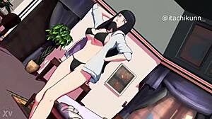 Hinata and Sakura beg for monster cocks in sexy outdoor hentai fuck!