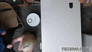 i'm a fake cop with big tits pretending virgin to bust this old attempted thief