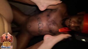 Hey slutty Canadian PAWG, suck that BBC during movie night and swallow my jizz!