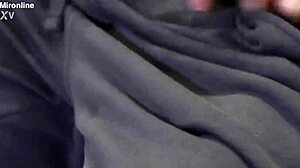 latina's pierced nipples tease during her amazing homemade blowjob