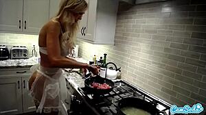 i'm brandi love in lingerie... cooking show turns me on sooo much wait what
