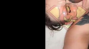 Told Quinnmarie cum on glasses... oops little splash!