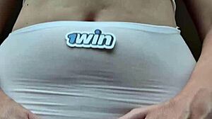 Russian femdom sits on face commanding tongue licks deep into wet cunt close-up dirty talk orgasm.