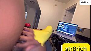 pussy and ass fucking compilation str8rich tv dominates ebony queen fijii's huge curves