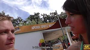 hunt4k guy spots beach teen pays for hidden cam anal pounding right in public sand