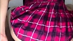 after party latina friend kisses passionately leading to tight orgasm