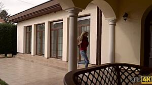 damn this blonde teen 18+ fucks her old lover so good!!