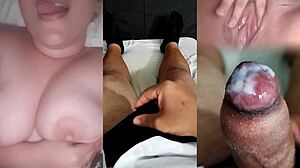 Ex-Girlfriend Teases Tits at Home Until I Cum Hard