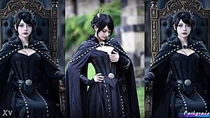 Ai Generated Korean Cosplay Girl Shifts from Innocent SFW to Wild NSFW Failgrace Scenes