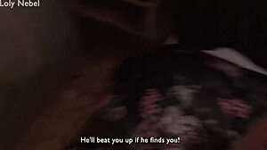 Husband Fucks Wife While Lover Hides Under Bed